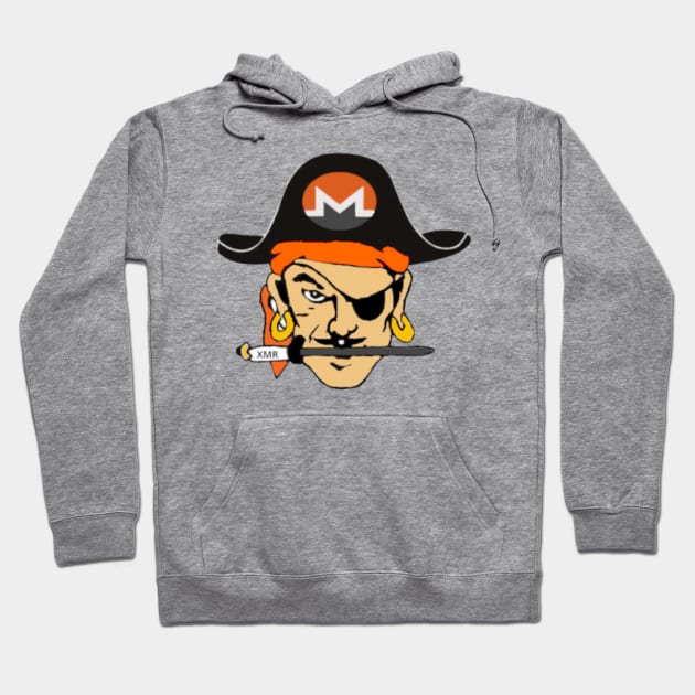 Monero Pirate XMRRRR!!! Hoodie by ForestFire